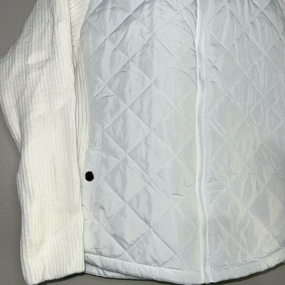 Jade & Ivory Quilted Hooded Jacket L - Picture 3 of 8
